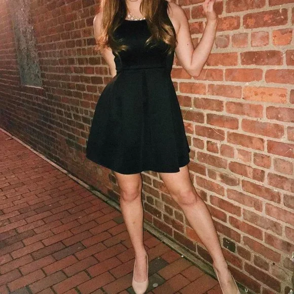Express | Dresses | Black Express Party Dress | Poshmark